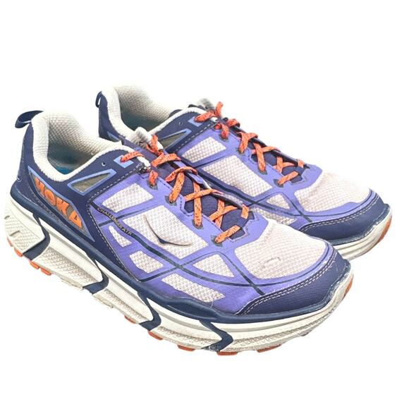 Hoka One One Running Shoes 10.5 Challenger ATR Purple Athletic Sporty Comfort - Picture 2 of 15